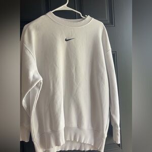 Nike Men's Cream Crewneck Sweater